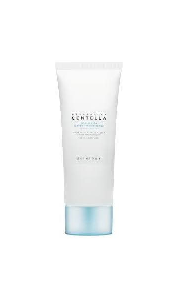 Flacone di  Hyalu-Cica Water-Fit di SKIN1004, siero contro i raggi UV