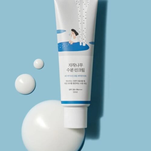 Protezione solare SPF50+ PA++++ Birch Juice Moisturizing Sunscreen di Round Lab